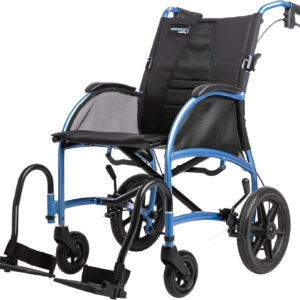 Excursion 12+AB Lightweight Portable Wheelchair for Adults and Seniors – Ergonomic Lumbar Support, Adjustable Footrests, Supports 300 lbs