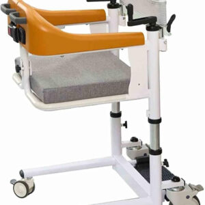 Patient Lift Portable Wheelchair Lift, Height Adjustable Transfer Chair, Bedside Commode for Nursing Paralyzed Elderly Bathroom Wheelchairs