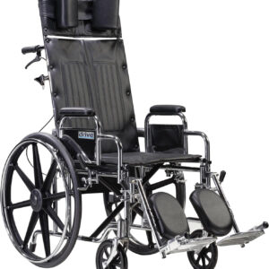 Drive Medical STD22RBDDA Sentra Heavy Duty Wheelchair with Detachable Desk Arms and Swing Away Leg Rests, Black