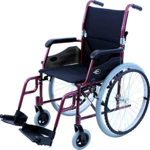 Karman LT-980-BD 24 Pound Ultra Lightweight Wheelchair, Burgundy
