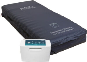 Low Air Loss Alternating Pressure Mattress - 36” x 84” x 8"- Cell On Cell Base - Digital Pressure Mattress for Bed Sores with Silent Air Pump - Hospital Bed for Stages I-IV