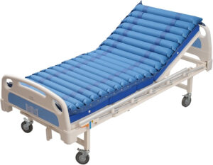 Alternating Air Pressure Mattress for Bed Sores, Protable Medical Air Mattress Topper for Hospital Bed Home Use,Pressure Relief Ulcer Cushion Pad&Quiet Pump,Blue