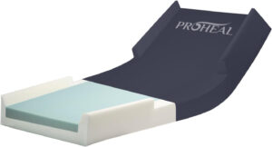 Bariatric Foam Hospital Bed Mattress for Pressure Redistribution - Two-Layered High Density Foam - Raised Support Rails - Moderate to High Bed Sore Treatment Medical Mattresses - 42" x 80" x 6" x 9"