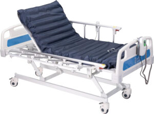 5 INCH Tubular AIR Mattress – for Pressure ulcers and Bed sores – Variable Inflatable Pump System with CPR Handle – Twin Size