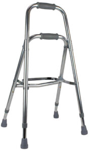 Hemi Walker, Mobility Aid for Elderly, Handicapped, Disabled users, One Arm or Hand Walker, Folding Walker, Aluminum Support Walker, Height Adjustable, Weight Capacity of Up to 300 Pounds