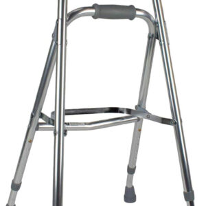 Hemi Walker, Mobility Aid for Elderly, Handicapped, Disabled users, One Arm or Hand Walker, Folding Walker, Aluminum Support Walker, Height Adjustable, Weight Capacity of Up to 300 Pounds