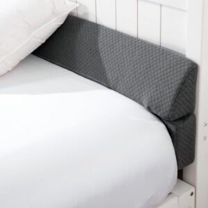 HOMBYS Wedge Pillow Headboard for Bed Gap,Foldable Bed Wedge Gap Filler Queen Size,Matterss Gap Filler,Multi Functional Bed Crack Pillow, Fill The Gap (0-7") Between Your Headboard and Mattress,Grey