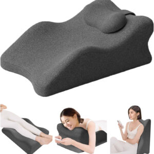 Back Pillow Wedge for Bed, Bed Pillow Rest for Bed Sitting up, Adult Memory Foam Pillow for Back Support Reading Pillow, Acid Reflux, Snoring, for Sleeping Elevating Legs