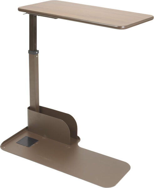Drive Medical 13085RN Right Side Seat Lift Chair Overbed Table, Walnut