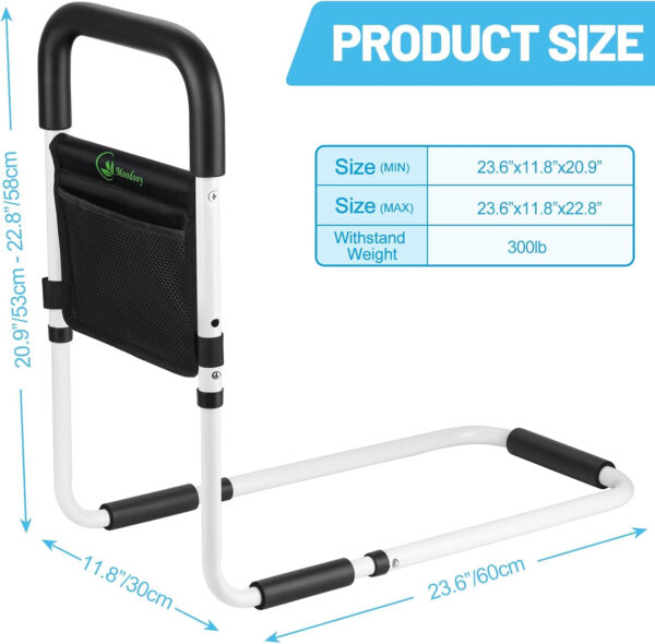 Bed Rails for Elderly Adults Safety,Bed Rail for Seniors,Bed Rails for Queen,Bed Safety Rail for Elderly Adult,Bed Safety Rail with Strap,Adjustable Bed Rail for Elderly,Couch Rail,Sofa Rail