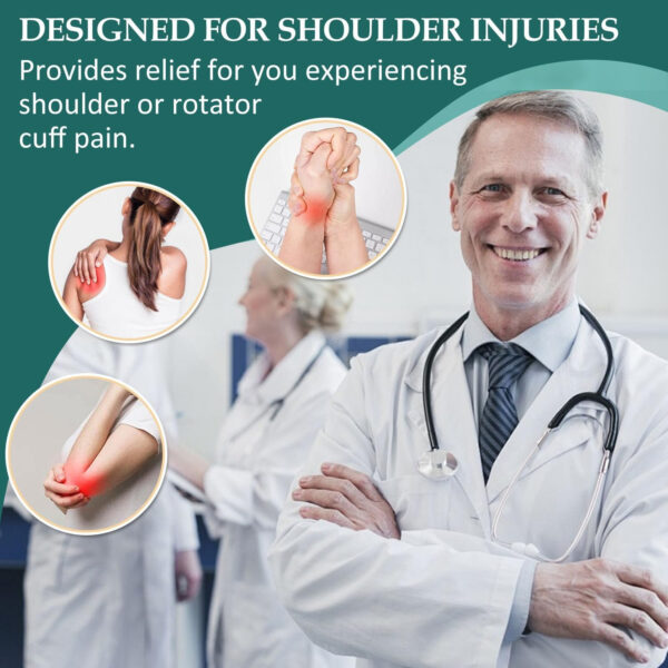HARBOREST Shoulder Surgery Pillow – Shoulder Pillow for Shoulder Pain, Rotator Cuff Pillow for Sitting (Light Grey)