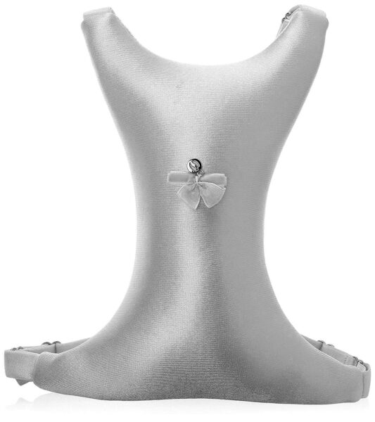 Intimia Breast Pillow for Chest Wrinkles and Side Sleeping – Chest Pillow for Wrinkle Prevention and Breast Support (Silver)