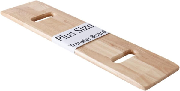 King Mills Plus Size Pinewood Extra Wide and Thick Transfer Board/Slide Board for Transferring to Wheelchair, Bed or Car. Ideal for Seniors, Elderly or Physical Therapy Patient.XL