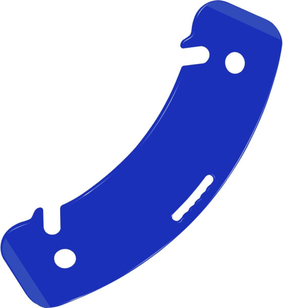 Curved Transfer Board Plastic Slide Board for Transferring to Wheelchair, Chair, Bed, Toilet, Car for Patient, Elderly, Disabled, 31.1 * 9.84 * 0.46″ 3.64 lbs ABS Transfer Devices (Blue)