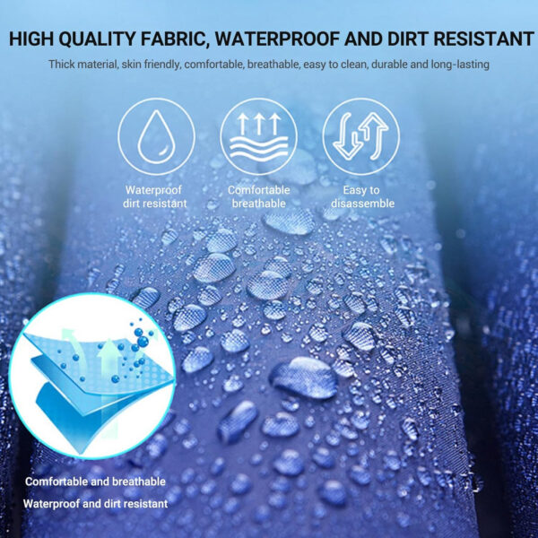 Pressure Mattress Topper with Ultra Quiet Alternating Pump, Low Air Loss Mattress with 5-Level Firmness Adjustment, Alternating Air Pressure Mattress for Bed Sores Pad