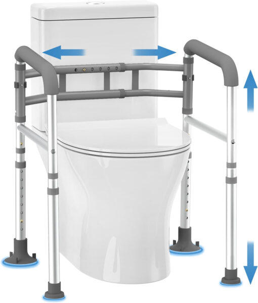 Delog Toilet Safety Rails 350 lb
