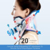 Disk Dr. Cervical Neck Traction Device, Upgraded Lying Support Neck Stretcher Device & Powerful Air Column Neck Brace Cervical Collar, Neck Cloud - Cervical Traction Device For Neck Support (CS500 G2) - Image 3