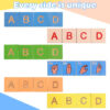 Yousoontic 28 Pcs American Sign Language Blocks Wooden Sign Language Cubes ASL Alphabet Blocks Sign Language Gift for Hearing Impaired and Speech Therapists - Image 4