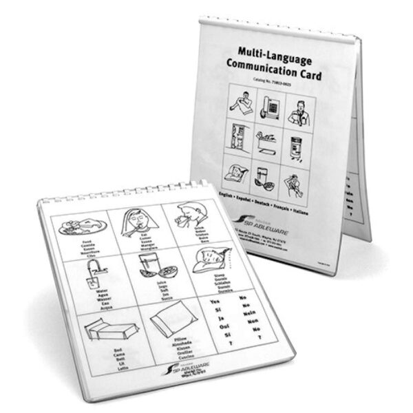 Ableware Multi-Language Communication Cards