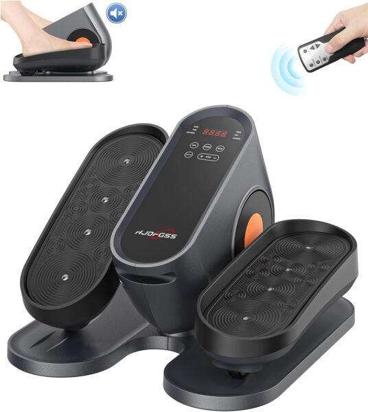 Under Desk Elliptical Machine, Electric Ellipse Leg Machines as Seen on Tv for Seniors with 10 Adjustable, Leg Machines,Quiet & Portable Seated Pedal Exerciser