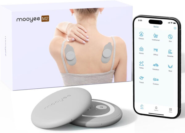 Wireless TENS Unit Muscle Stimulator, 18 Modes App Control Tens Machine & Deep Tissue Massager for Pain Relief, Soreness Relief and Body Relaxation(Back, Neck, Shoulders, Arms & Legs)