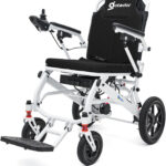 Electric Wheelchairs for Adults,22 Miles Long Travel Range with 2 Lithium Batteries All Terrain Power Wheelchair,Ultra Lightweight 39Lbs Folding Compact Motorized Wheelchair,Airline Approved