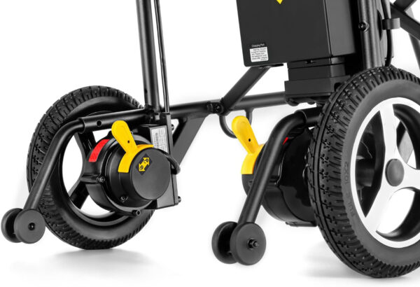 Porto Mobility Ranger Skylight Magnesium Super Lightweight 30lbs Foldable Sturdy Dual Motorized Powerful Magnesium Electric Wheelchair(Airplane Ready)