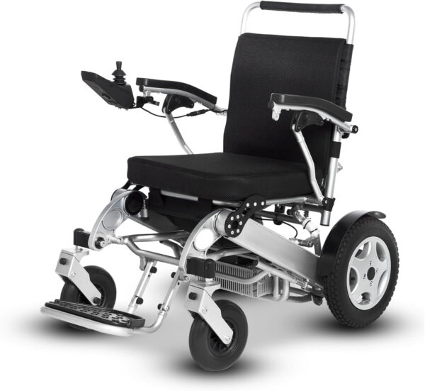 Culver Mobility Cobra Foldable & Divisible Wheelchair Easy Fold Up Electric Wheelchair, 330 lbs 500W Electrical Power All Terrain Wheel Chair