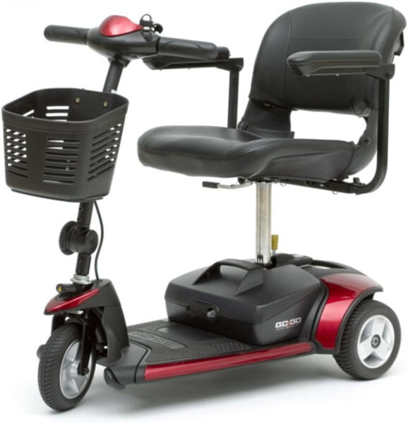 SC40E, Elite Traveller, Red AND Blue Shroud Inserts, 3 Wheel, 12 Amp