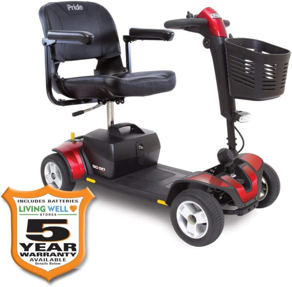 Pride Mobility S74 Go-Go Sport 4-Wheel Electric Mobility Scooter For Adults