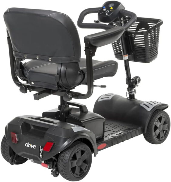 Phoenix 4 Wheel Heavy Duty Scooter by Drive Medical, 20” Wide Seat Includes 5 Year Protection Plan