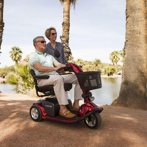 Pride Victory 10 3-Wheel Heavy Duty Mobility Scooter with Extended Warranty (Color Blue)