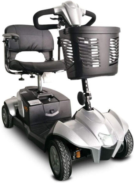 Ev Rider CityCruzer 4 Wheels Transportable Mobility Scooter, Silver